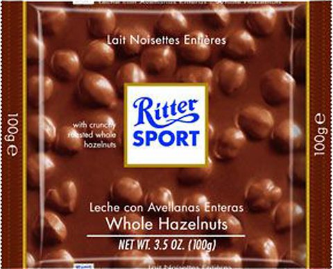 Ritter Sport Dark Whole Hazelnut 100 g