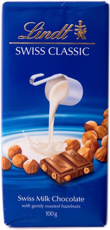 Lindt Swiss Classic Milk with Hazelnut 100 g