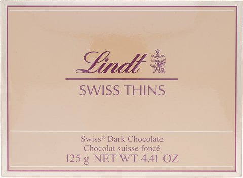 Lindt Swiss Thins Dark 125 g