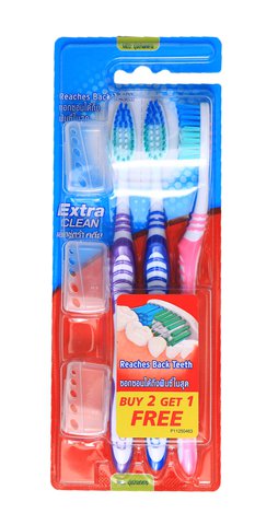 Colgate Toothbrush Extra Clean Buy 2 Get 1 Free 3 pcs /pack