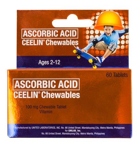 Absorbic Acid Ceelin Chewables 100 mg
