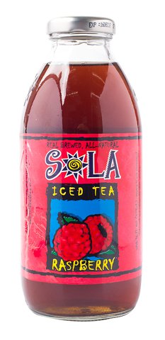 Sola Iced Tea Raspberry 473 ml
