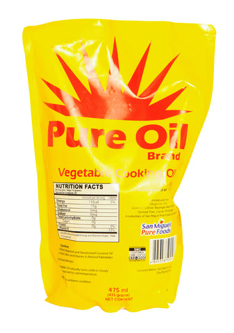 Pure Oil Vegetable Oil 475 ml