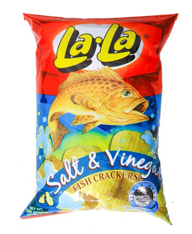 Lala Fish Cracker Salt &amp; Vinegar 100 g