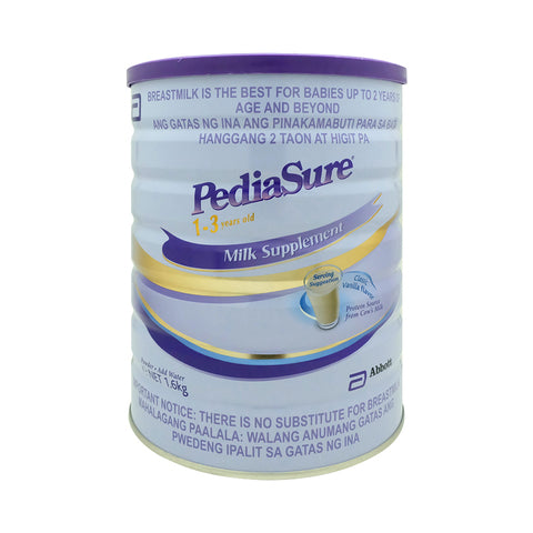 Pediasure Classic Vanilla Flavored Milk Supplement (For 1-3 Years Old) 1.6 kg