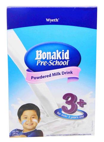 Bonakid Pre-School Powdered Milk Drink 3+ 180 g