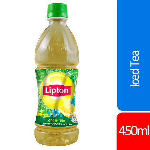Lipton Greentea Tea &  Lemon 450 ml
