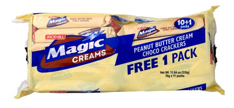 Magic Peanut Butter Cream Choco Crackers 330 g /pack