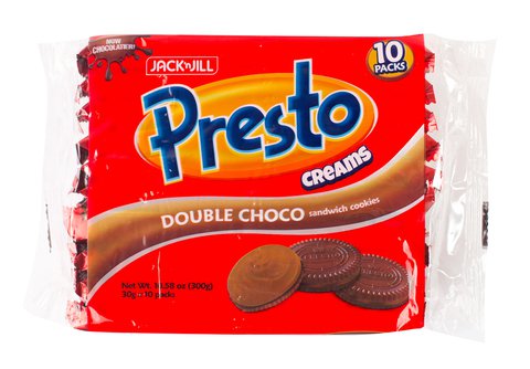 Presto Creams Double Choco Sandwich 30 g (10 pcs)