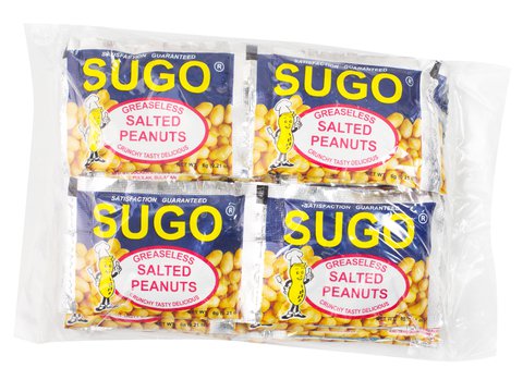 Sugo Greaseless Salted Peanuts 1 pack (6 g per pc)