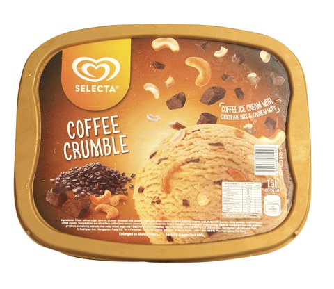 Selecta Coffee Crumble Ice Cream 1.5 l