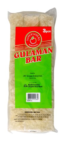 Supersavers Gulaman Bar White 3 pcs /pack