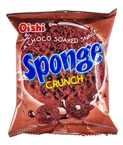 Oishi Choco Soaked Snack Sponge Crunch 30 g