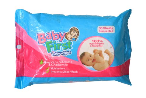 Baby First Baby Wipes 30 sheets (1 pack)