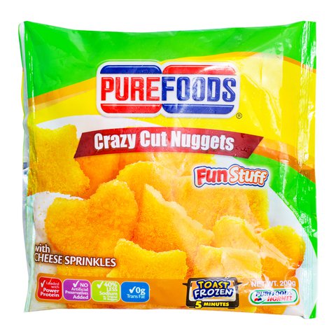 Purefoods Chicken Nuggets Crazy Cut Cheeze 200 g
