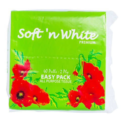 Extra Soft N' White Tissue 40 pcs /pack