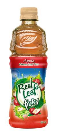 Real Leaf Fruitcy Apple 480 ml