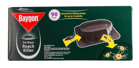Baygon 24 Hr Roachkiller 6 pcs /pack