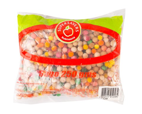 Supersavers Sago Colored Big 250 g