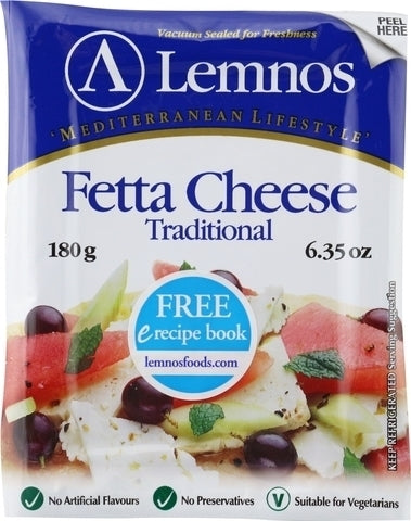 Lemnos Feta Cheese 180 g