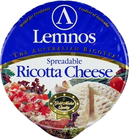 Lemnos Smooth Ricotta Cheese Regular Spreadable 250 g