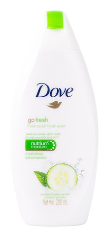 Dove Fresh Touch Body Wash - Cucumber &amp; Green Tea Scent 200 ml