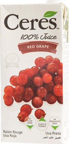 Ceres Fruit Juice Red Grape 1 l
