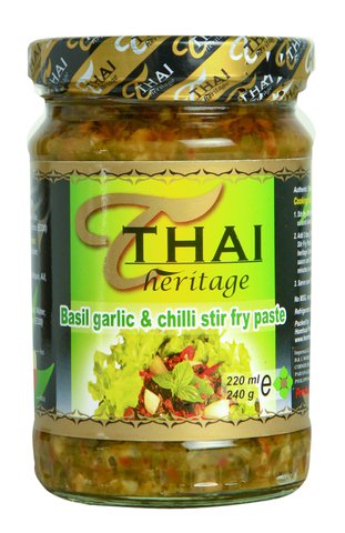 Thai Heritage Basil Garlic &amp; Chili Stir Fry Paste 220 ml