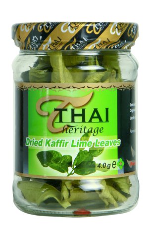 Thai Heritage Dried Kaffir Lime Leaves 4 g
