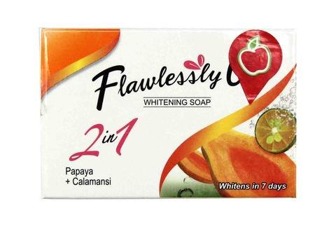 Flawlessly U 2 In 1 Body Soap Papaya + Calamansi 65 g (4 pcs)