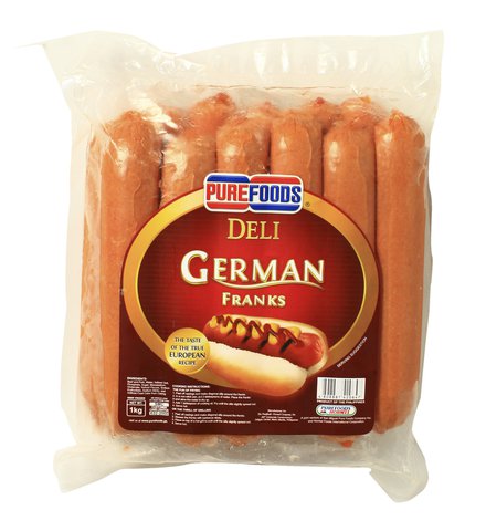 German Franks Jumbo Sausage 1 kg