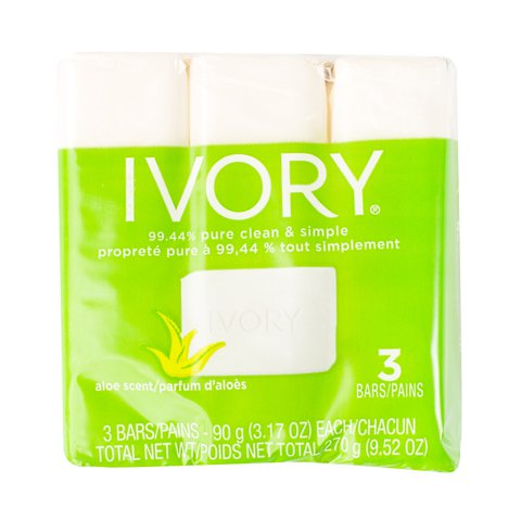 Ivory Body Soap Aloe 3 pcs /pack