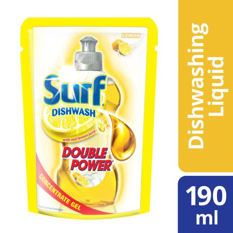 Surf Dishwashing Liquid Lemon 190 ml