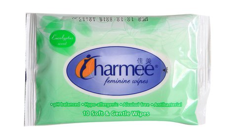 Charmee Feminine Wipes Menthol 10 sheets /pack
