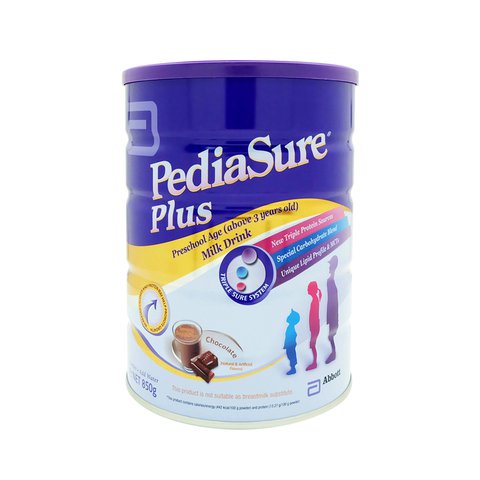Pediasure Plus Preschool Age Chocolate Milk Supplement (Above 3 Years Old) 850 g