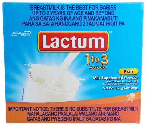 Lactum 1 + 3 Milk Supplement Powder Plain 1.2 kg
