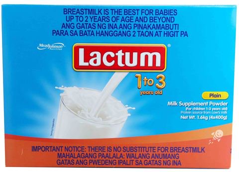Lactum 1 + 3 Milk Supplement Powder Plain 1.6 kg