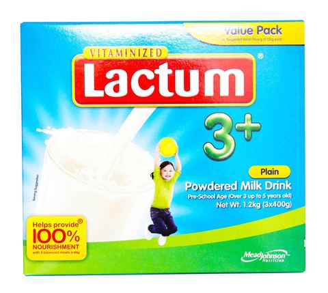 Lactum 3+ Powdered Milk Drink Plain 1.2 kg