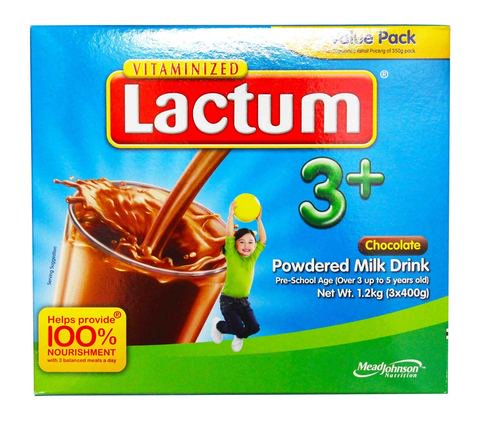 Lactum 3+ Powdered Milk Drink Chocolate 1.2 kg
