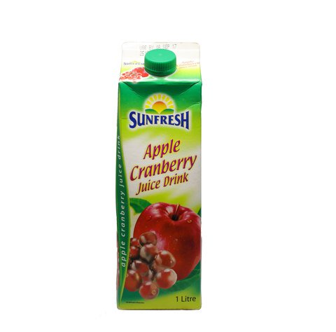 Sunfresh Apple Cranberry Juice 1 l