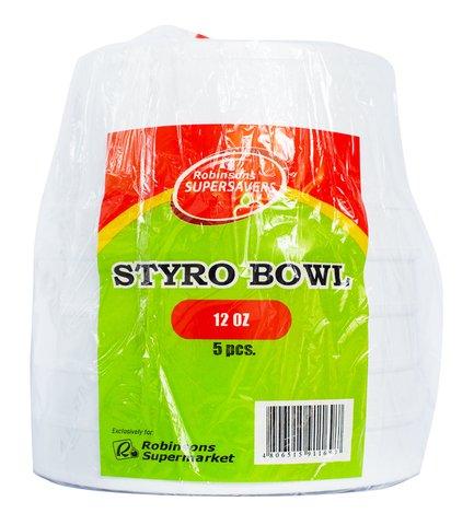 Supersavers Styro Bowl 12 oz