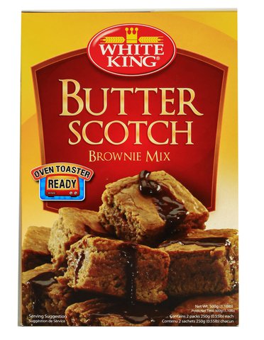 White King Butterscotch Brownie Mix 500 g