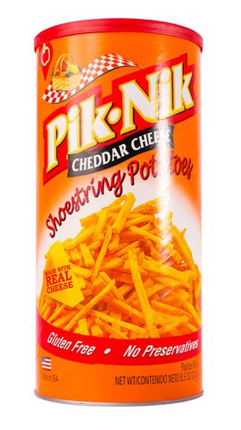 Piknik Cheddar Cheese Shoestring Potatoes 8.5 oz