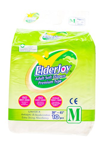 Elder Joy Adult Soft Diaper - Medium 10 pcs /pack
