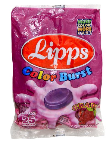 Lipps Color Burst Grape 25 pcs /pack