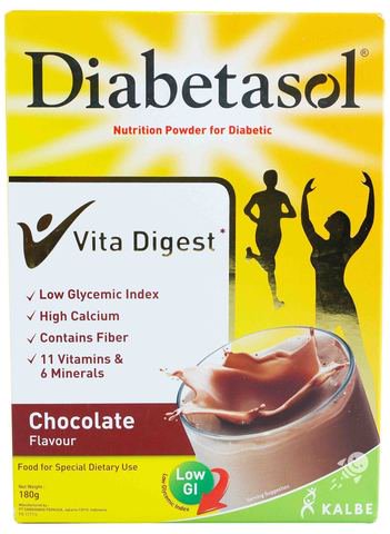 Diabetasol Nutrition Powder For Diabetic - Chocolate Flavour 180 g