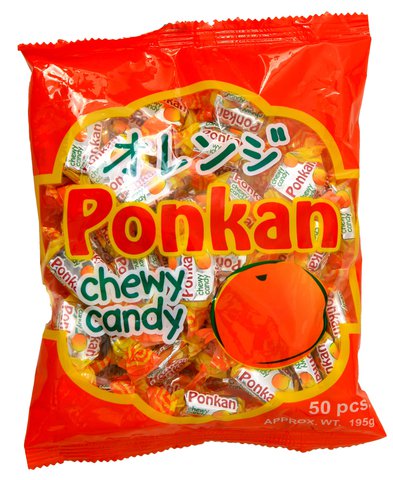 Miramar Ponkan Chewy Candies 50 pcs /pack
