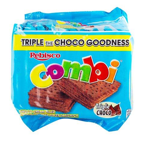 Combi Triple Choco Sandwich Cracker 30 g (10 pcs)