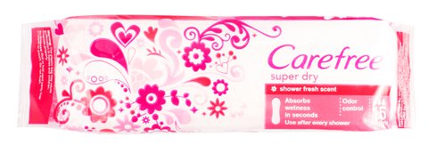 Carefree Super Dry Flats Pantyliners 15 liners