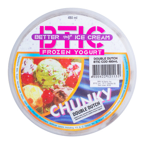 BTIC Better than Ice Cream Chunky Double Dutch Ice Cream 480 ml